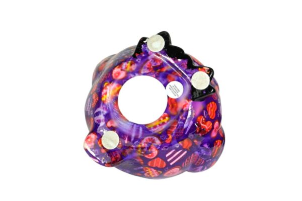 Pomme Pidou Spardose Money Bank Eule Olive Lila Herzchen