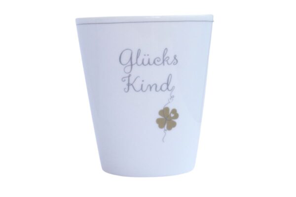 Krasilnikoff Kaffeebecher Sprüche Tasse Mug Cup Glücks Kind