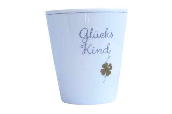 Krasilnikoff Kaffeebecher Sprüche Tasse Mug Cup Glücks Kind