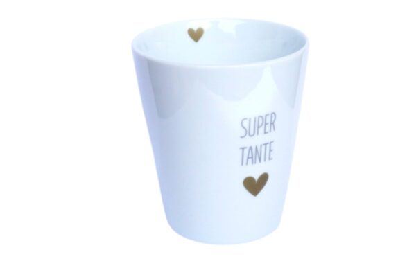 Krasilnikoff Kaffeebecher Sprüche Tasse Mug Cup Super Tante