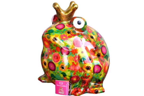 Pomme Pidou Spardose Money Bank Big Frosch Freddy Blumenwiese