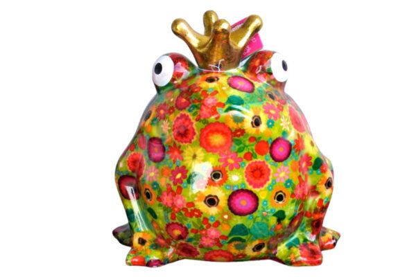 Pomme Pidou Spardose Money Bank Big Frosch Freddy Blumenwiese