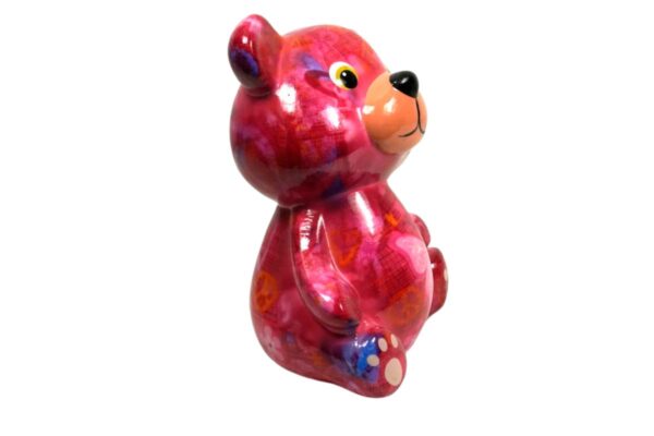 Pomme Pidou Spardose Money Bank Petit Teddy Toto Pink Love