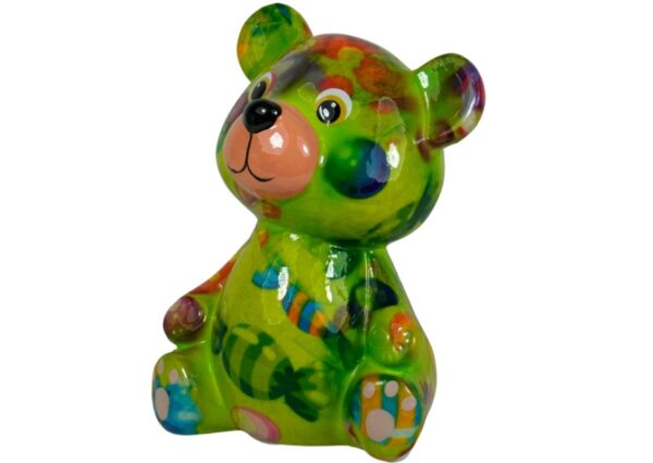 Pomme Pidou Spardose Money Bank Petit Teddy Toto Grün Bonbons