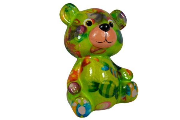 Pomme Pidou Spardose Money Bank Petit Teddy Toto Grün Bonbons