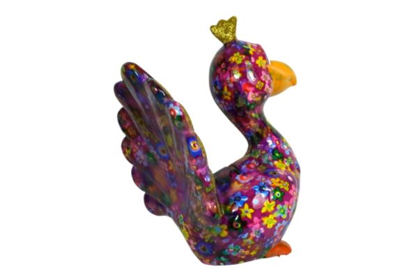 Pomme Pidou Spardose Money Bank Pfau Paolo Lila Gold