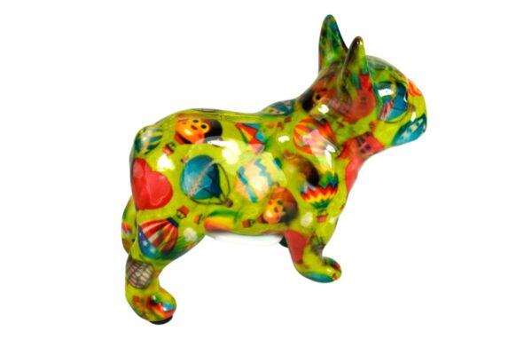 Pomme Pidou Spardose Money Bank Bulldogge Jack Petit Grün Cirkus