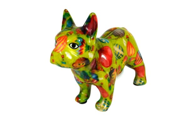 Pomme Pidou Spardose Money Bank Bulldogge Jack Petit Grün Cirkus
