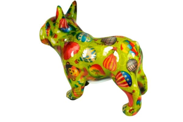 Pomme Pidou Spardose Money Bank Bulldogge Jack Petit Grün Cirkus