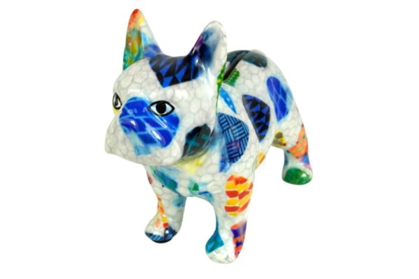 Pomme Pidou Spardose Money Bank Bulldogge Jack Petit Blue Star