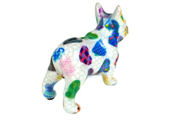 Pomme Pidou Spardose Money Bank Bulldogge Jack Petit Blue Star