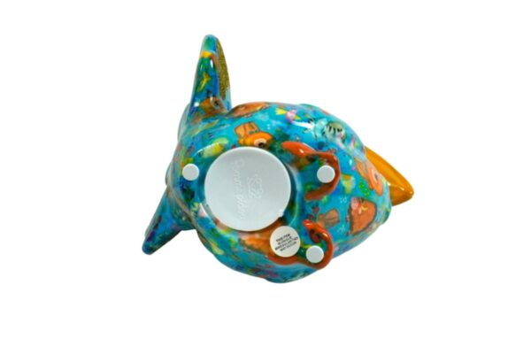 Pomme Pidou Spardose Money Bank Pfau Paolo Türkis Gold