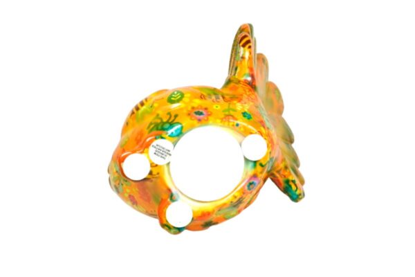 Pomme Pidou Spardose Money Bank Pfau Paolo Orange Bugs Gold