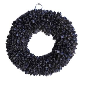 Couronne Wandkranz Naturkranz Bakuli Wreath Dark Grey Wash 30 ∅