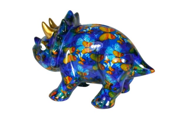 Pomme Pidou Spardose Money Bank Dino Winston Blue Magic