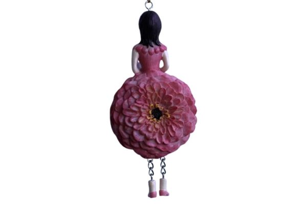 Deko Figur Blumenmädchen Zinnienmädchen zum Hängen