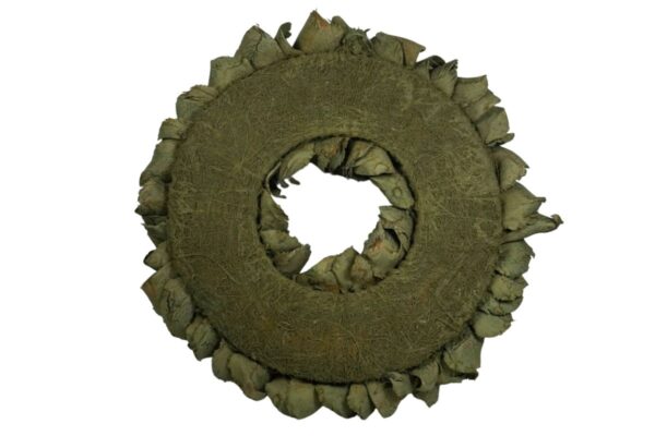 Couronne Deko Kranz Naturkranz Palm Petal Wreath Old Green Wash 40∅
