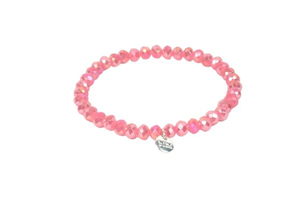 Biba Armband Crystal Sweet Rose Damen Armband Anhänger Silber