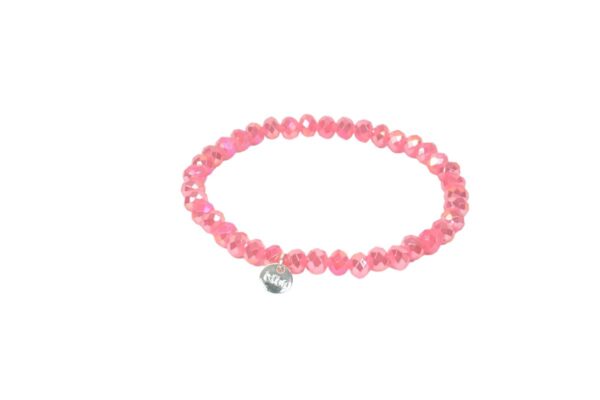 Biba Armband Crystal Sweet Rose Damen Armband Anhänger Silber