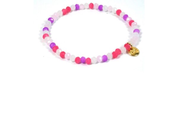 Biba Armband Crystal Perle Bunt Damen Armband Anhänger Gold