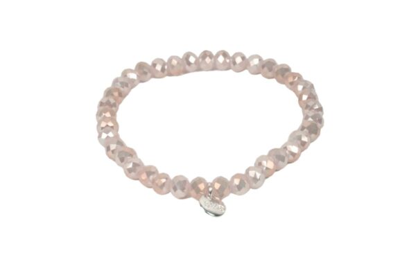 Biba Armband Crystal Clear Rose Damen Armband Anhänger Silber