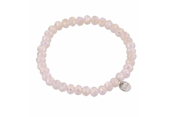Biba Armband Crystal Clear Rose Damen Armband Anhänger Silber