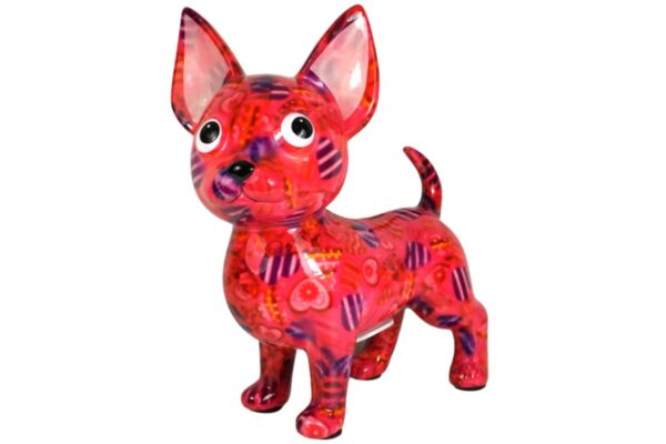 Pomme Pidou Spardose Money Bank Hund Chihuahua Cruz Sweet Pink