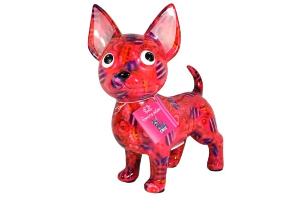 Pomme Pidou Spardose Money Bank Hund Chihuahua Cruz Sweet Pink