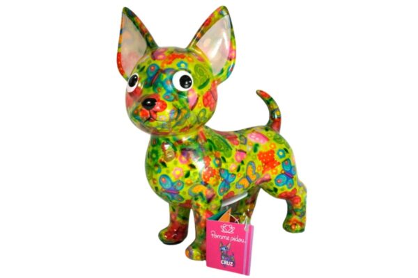 Pomme Pidou Spardose Money Bank Hund Chihuahua Cruz Sweet Grün