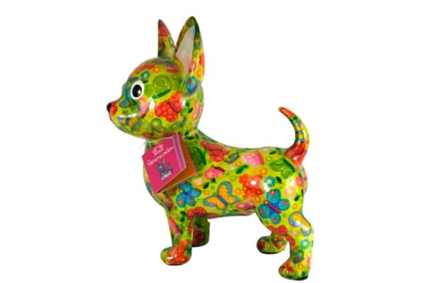 Pomme Pidou Spardose Money Bank Hund Chihuahua Cruz Sweet Grün