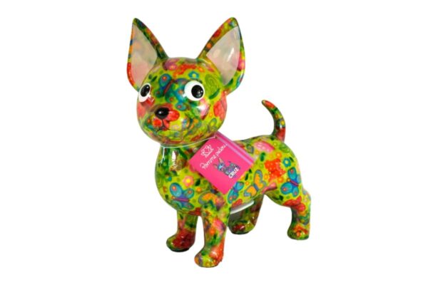 Pomme Pidou Spardose Money Bank Hund Chihuahua Cruz Sweet Grün