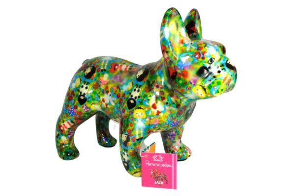 Pomme Pidou Spardose Money Bank Bulldogge Jack Grün Play