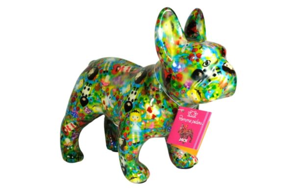 Pomme Pidou Spardose Money Bank Bulldogge Jack Grün Play