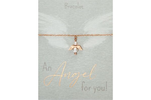 Armband HCA An Angel for you rosevergoldet Schutzengel Perlmutt Perle