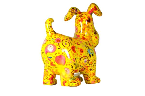 Pomme Pidou SparPomme Pidou Spardose Money Bank Hugo Dog Yellow Heartdose Money Bank Hugo Dog Yellow Heart