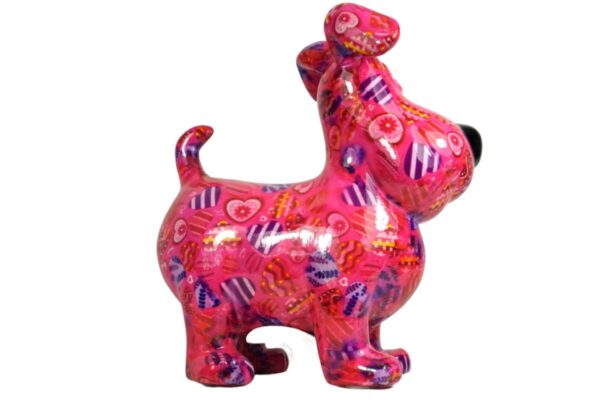 Pomme Pidou Spardose Money Bank Hugo Dog Pink Love