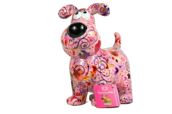 Pomme Pidou Spardose Money Bank Hugo Dog Sweet Rose