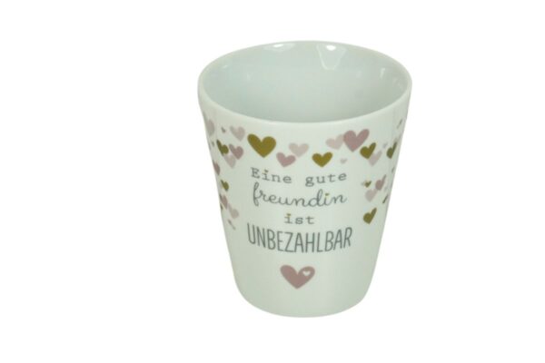 Krasilnikoff Kaffeebecher Kaffeetasse Sprüche Tasse Mug Cup Eine gute Freundin ist Unbezahlbar