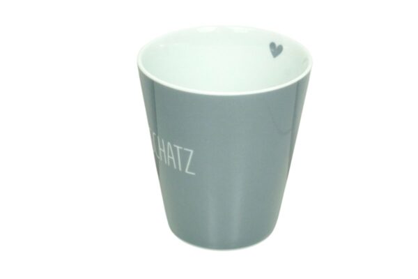 Krasilnikoff Kaffeebecher Kaffeetasse Sprüche Tasse Mug Cup Schatz