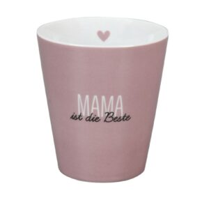 Krasilnikoff Kaffeebecher Kaffeetasse Sprüche Tasse Mug Cup Mama ist die Beste