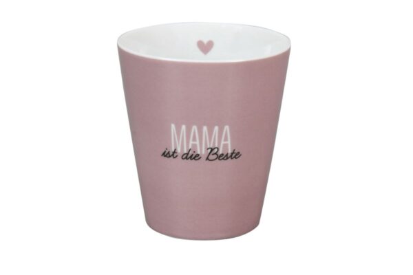 Krasilnikoff Kaffeebecher Kaffeetasse Sprüche Tasse Mug Cup Mama ist die Beste