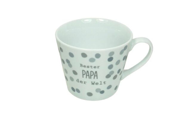 Krasilnikoff Henkeltasse Kaffeetasse Sprüche Tasse Bester Papa der Welt