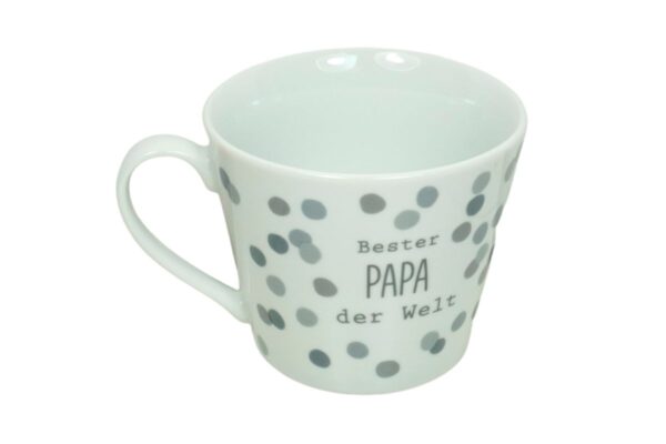 Krasilnikoff Henkeltasse Kaffeetasse Sprüche Tasse Bester Papa der Welt