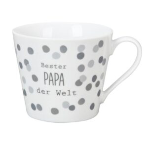 Krasilnikoff Henkeltasse Kaffeetasse Sprüche Tasse Bester Papa der Welt