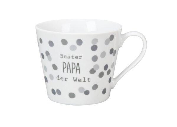 Krasilnikoff Henkeltasse Kaffeetasse Sprüche Tasse Bester Papa der Welt