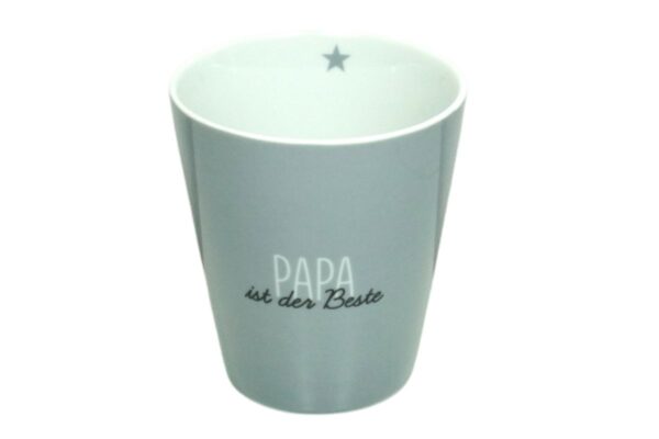 Krasilnikoff Kaffeebecher Sprüche Tasse Mug Cup Papa ist der Beste