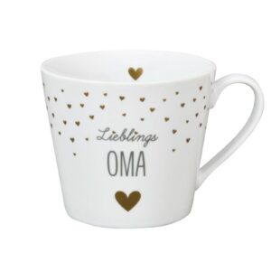 Krasilnikoff Henkeltasse Kaffeetasse Sprüche Tasse Lieblings Oma