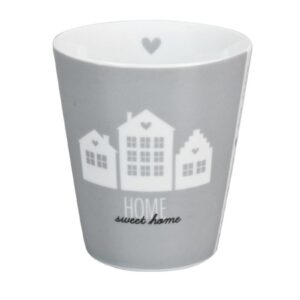 Krasilnikoff Kaffeebecher Sprüche Tasse Mug Cup Home sweet home