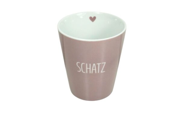 Krasilnikoff Kaffeebecher Sprüche Tasse Mug Cup Schatz