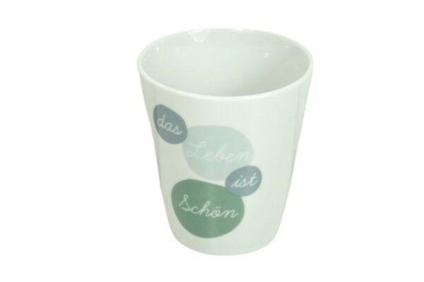 Krasilnikoff Kaffeebecher Sprüche Tasse Mug Cup Das Leben ist schön
